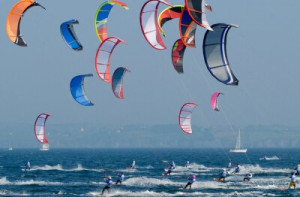Fototapete Andere Menschen, Sommer, Wasser, Wind, Gruppe