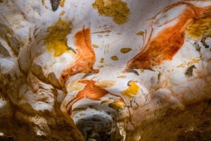 Fototapete Andere Höhle, Farben, prähistorischen, malen, U-Bahn