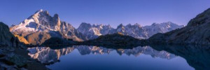 Fototapete Andere Sommer, Berg, See, mont blanc