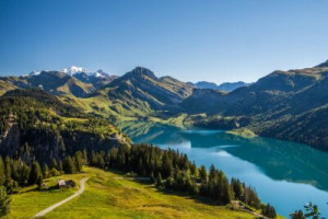 Fototapete Andere Berg, Landschaft, See, Natur, Wanderung