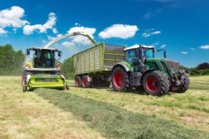 Fototapete Transportmittel hay, Traktor, Gras, lea, Weide