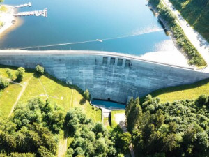 Fototapete dam, Reservoir, Schwarzwald, See, Kraftwerk