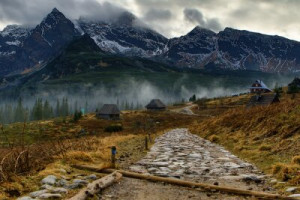 Fototapete Berge Berg, Route, Landschaften, tatra, Zakopane