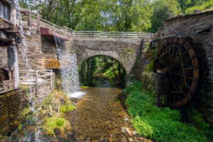 Fototapete Andere Asturias, Wassermühle, Wasser, Mühle, Museum