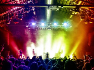 Fototapete Andere Konzert, Musik, Partei, Licht, Menschenmenge