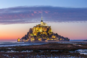 Fototapete Andere Mont Saint Michel, Normandie, Frankreich, Kloster, K