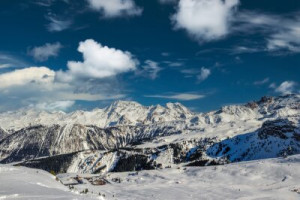 Fototapete Berg, Winter, Schnee, Alpen, Landschaft