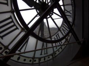 Fototapete Andere Frankreich, Architektur, Uhr, paris, Schwarz-Weiß
