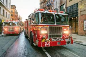 Fototapete Andere Feuerwehrauto, Brandbekämpfung, schwer, retten, Sire