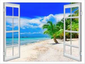 Fototapete Fenster ansehen, Hintergrund, Design, Wand, Natur