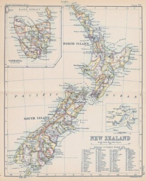 Fototapete Andere Karte, Neuseeland, abstrakt, Alter, Amerika