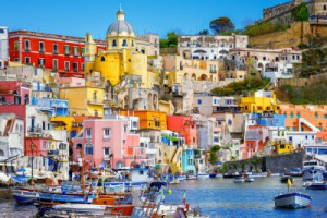 Fototapete Andere Procida, Insel, italien, Neapel, Ortschaft