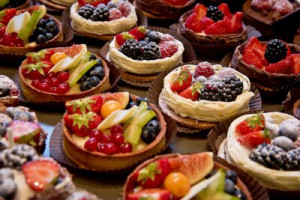 Fototapete Andere Obst, süß, lecker, delicious, Schokolade