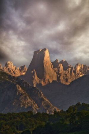 Fototapete Andere Dorf, ländlichen, Asturias, infundiert, Herbst