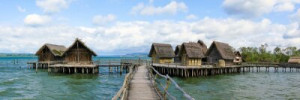 Fototapete Andere Panorama, Museum, See, Brücke, aquatischen