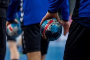 Fototapete Ball, Hand, handball, Handlung, tätig