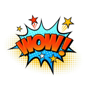 Fototapete wow, erstaunlich, Magie, splash, Super