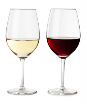 Fototapete Andere Wein, red, weiß, Gläser, isoliert