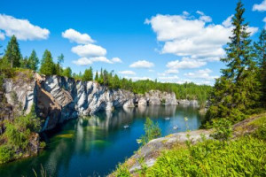 Fototapete Holz, Natur, Sommer, Wasser, Wald
