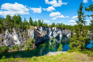 Fototapete Holz, Natur, Sommer, Wasser, Wald