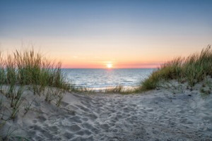 Fototapete Andere Strand, Landschaft, Nordsee, Sonnenuntergang, ostsee