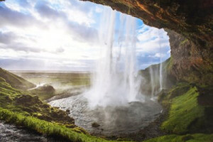 Fototapete Wasserfall Schönheit, ansehen, Hintergrund, Natur, im Freie