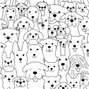 Fototapete Andere Vektor, Illustration, Tier, pet, Hund
