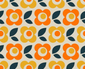 Fototapete Andere retro, Blume, nahtlose, Muster, Kind