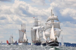 Fototapete ostsee, Kiel, Großsegler, segeln