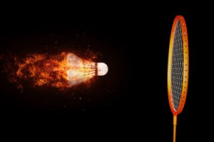 Fototapete Andere Badminton, Schläger, Sport, Tennis, Federball