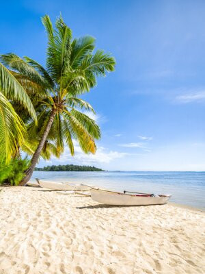 Fototapete Sommer, Schiff, reisen, tropischen, Sand