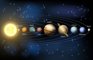 Fototapete Sonnensystem Sterne, Hintergrund, Design, Weltraum, Illustr