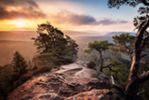 Fototapete Sonnenuntergang, Rock, klettern, wunderbar, Sandstein
