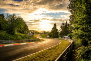 Fototapete Andere Straße, Autobahn, Asphalt, Himmel, Landschaft