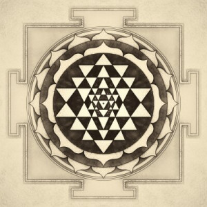 Fototapete Andere Chakra, yantra, Mandala, spirituellen, icon
