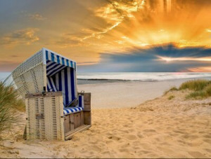 Fototapete Andere red, Sand, Panorama, Meer, Urlaub