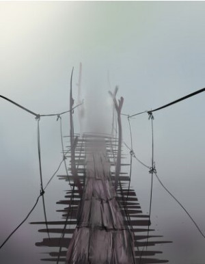 Fototapete Andere Himmel, erstaunlich, art, Illustration, neblig