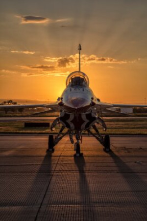 Fototapete Andere thunderbird, Militär, Flugzeug, Luftwaffe, Antenne