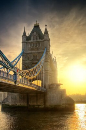 Fototapete Andere Brücke, Sonnenaufgang, Sonnenuntergang, england, lon