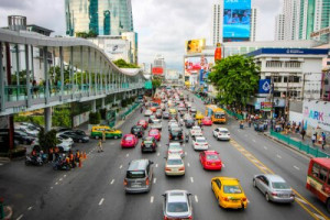 Fototapete Andere Verkehr, Symbol, bangkok, Überbrückung, Großstadtleb
