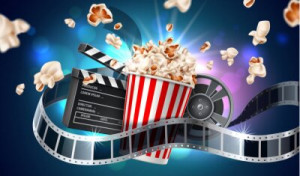 Fototapete Andere Vektor, Kino, motion picture, realistisch, Werbung
