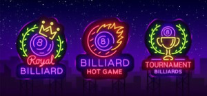 Fototapete Andere Billard, Anmeldung, neon, bar, Symbol