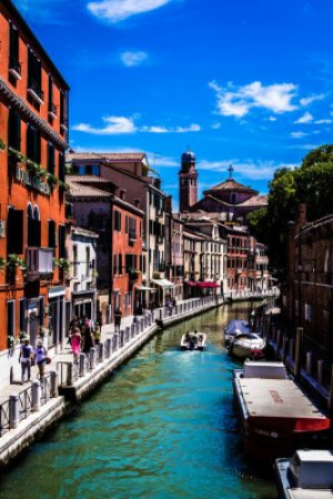 Fototapete Andere Wasser, Schiff, reisen, Kanal, Fluss