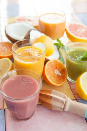 Fototapete Andere Smoothie, Saft, Cocktail, frisch, Obst
