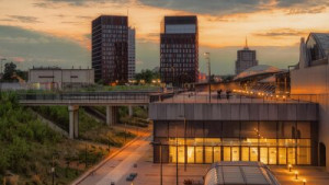 Fototapete Andere Stadt, Gebäude, Architektur, Skyline, Übernachtung