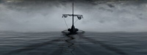 Fototapete Andere Meer, Ozean, Nebel, Wikinger, gothic