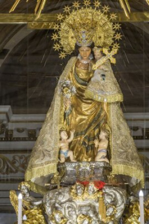 Fototapete Andere Farbe, Spanien, Statue, Jungfrau, valencia
