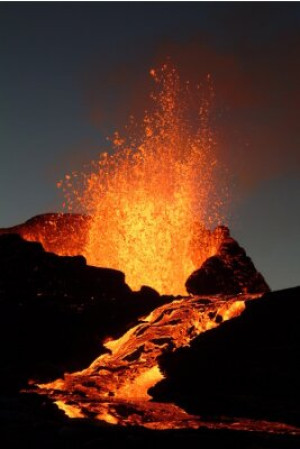 Fototapete Andere red, natürlichen, Landschaft, Orange, Feuer
