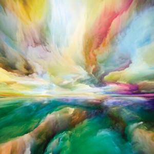 Fototapete Andere Hintergrund, schöpferisch, Regenbogen, Farben, Cloud