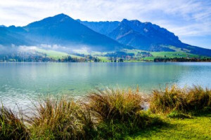 Fototapete Andere Österreich, Herbst, blau, europa, Nebel